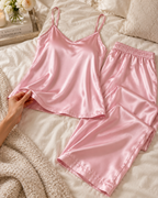 Aveline – Conjunto Satiné Privé-Rosa