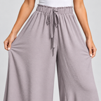 CÉLIANE — Pantalón Resort Élancé-Gris