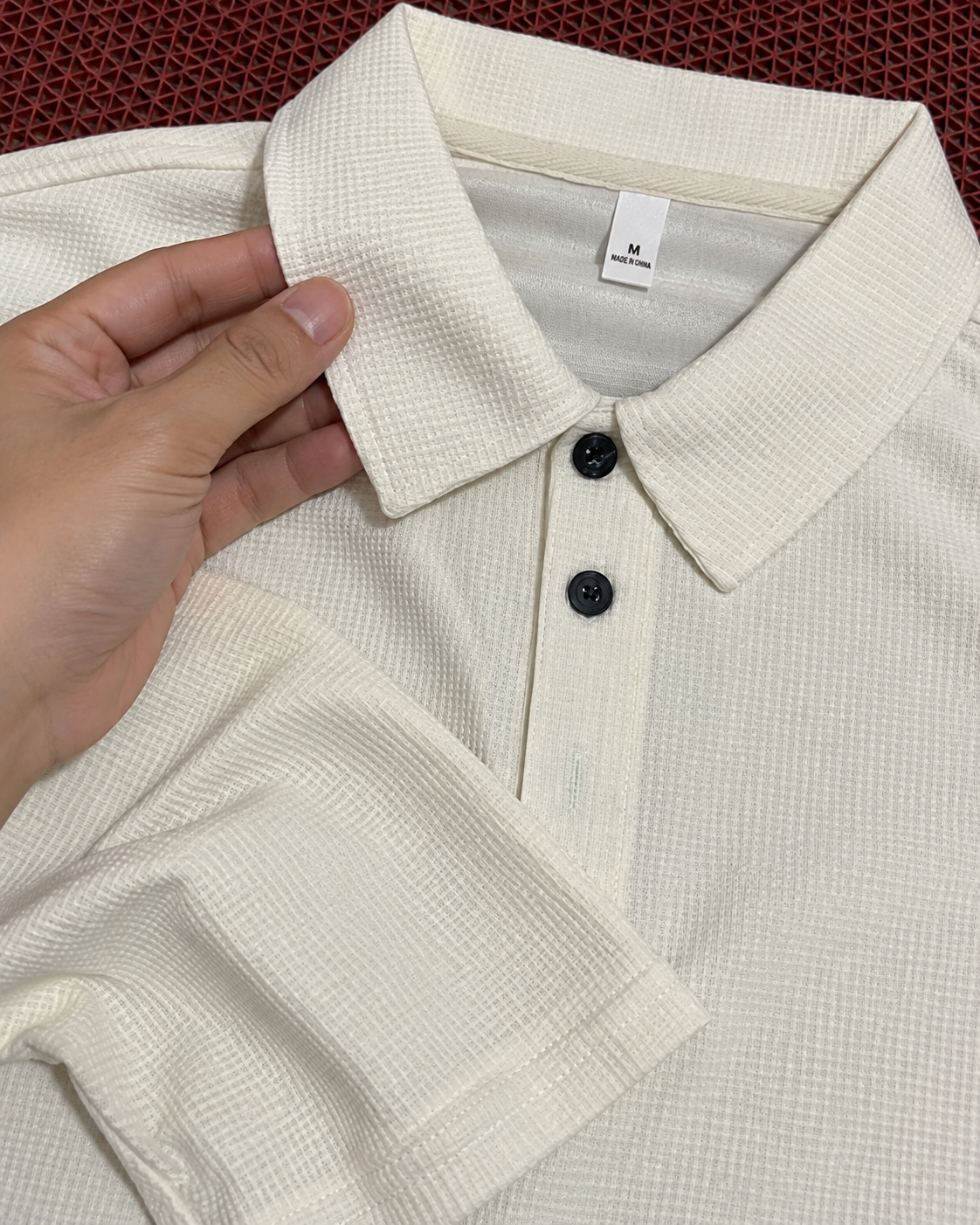 Lorenzo – Polo de Manga Larga-Beige