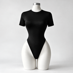 ÉVORA — Body Espalda Abierta-Negro