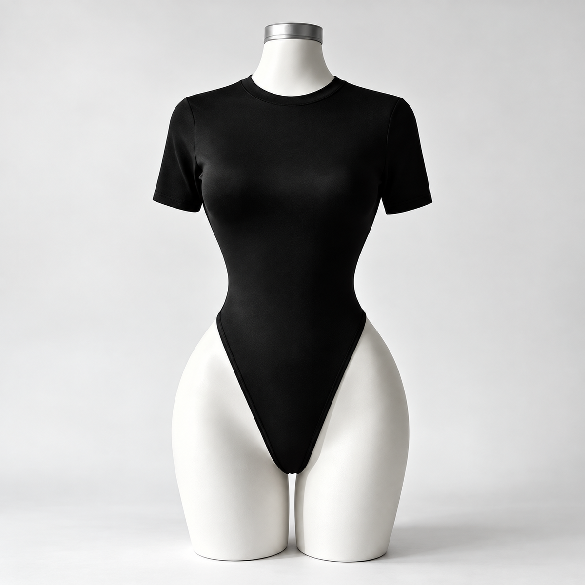 ÉVORA — Body Espalda Abierta-Negro