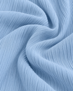 LÉONIE — Pantalón Palazzo Texturé-Azul