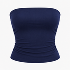 NACRE — Top Bandeau-Azul Marino