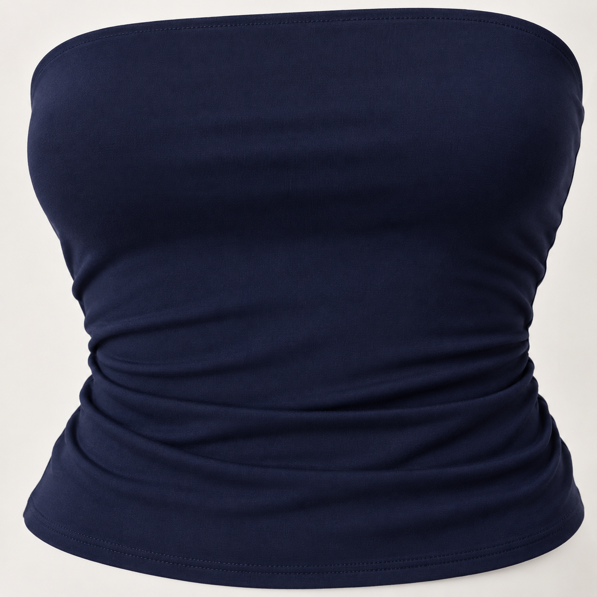 NACRE — Top Bandeau-Azul Marino