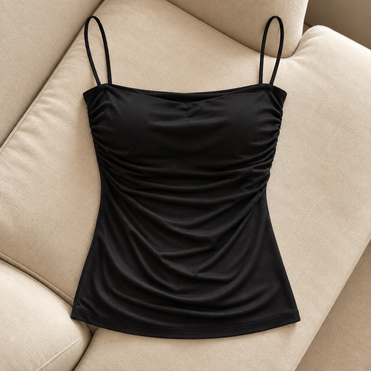 SÉLUNE — Top Minimal-Negro