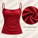 SÉLUNE — Top Minimal-Rojo