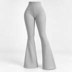 SOLENNE — Pantalón Flare Sculpt-Gris