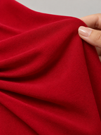 Serafina — Vestido Maxi Asimétrico-Rojo