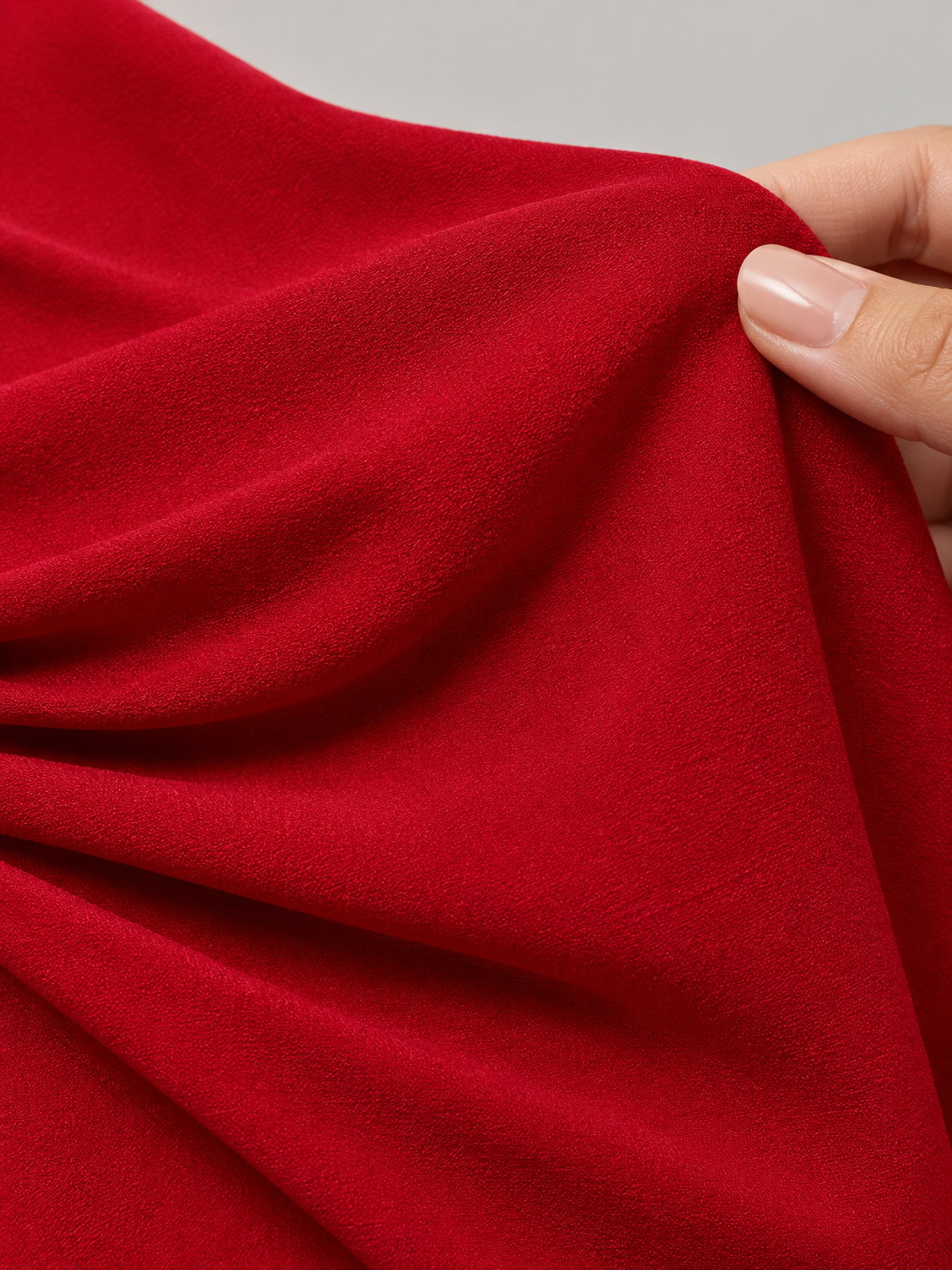 Serafina — Vestido Maxi Asimétrico-Rojo