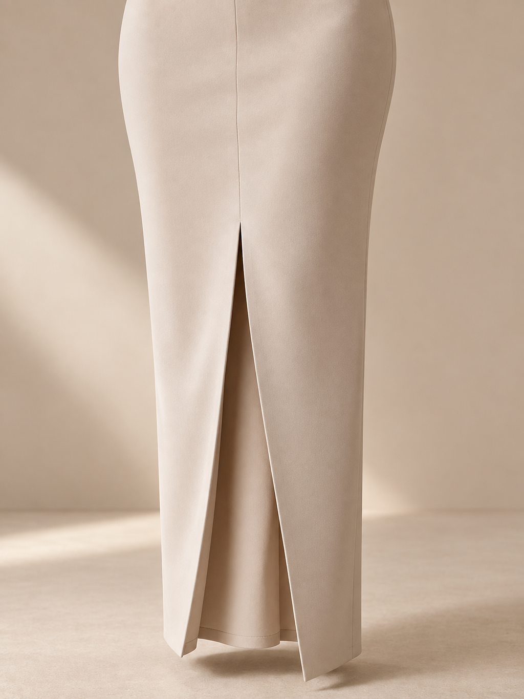 Vestido Valentina Maxi de Gala - Beige