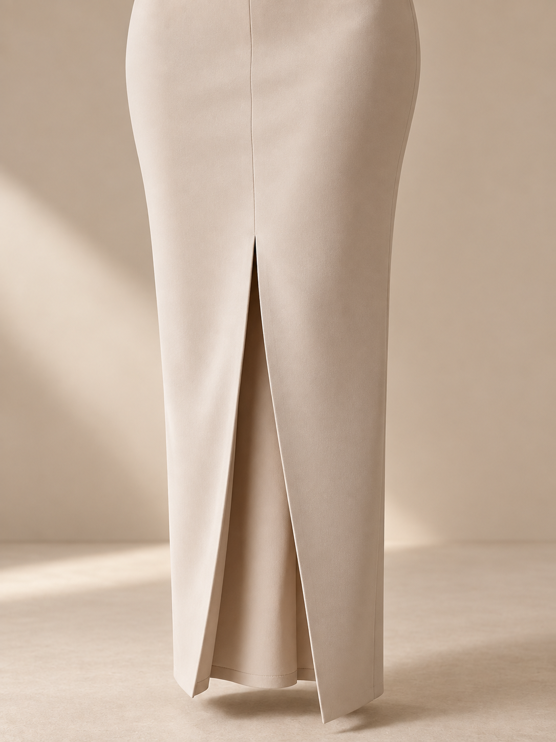 Vestido Valentina Maxi de Gala - Beige