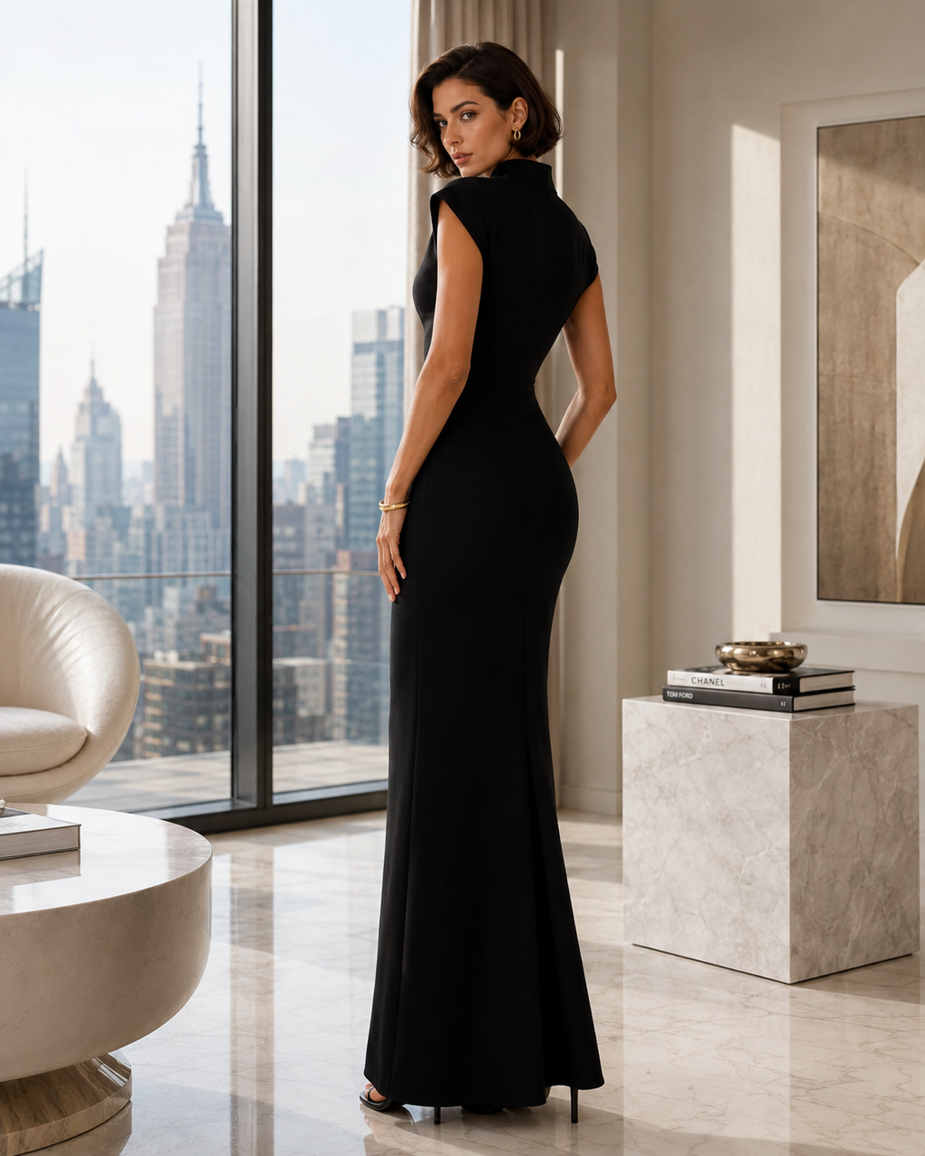 Vestido Valentina Maxi de Gala - Negro