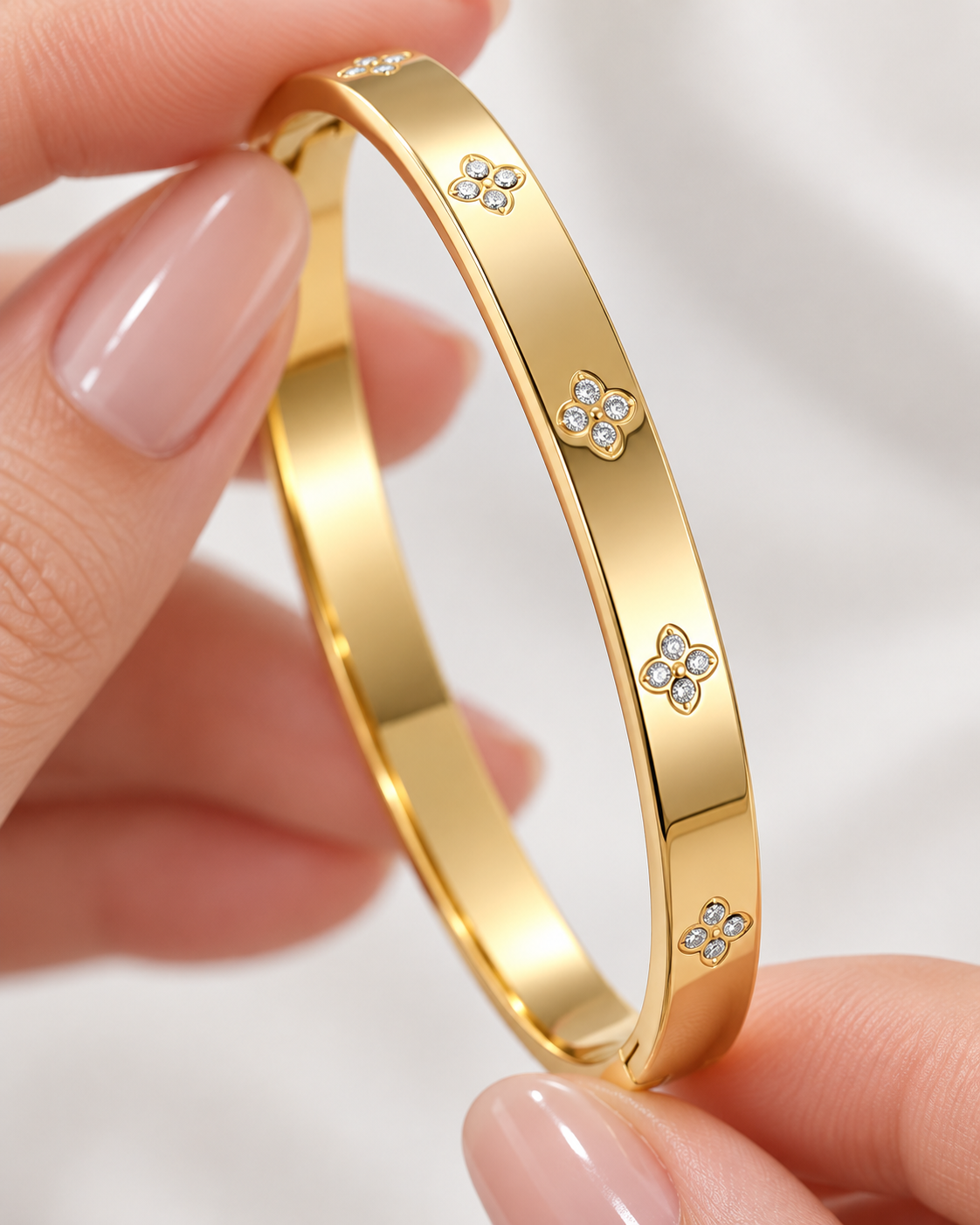 Vittoria – Brazalete de Circonitas-Dorado