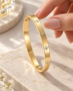 Vittoria – Brazalete de Circonitas-Dorado