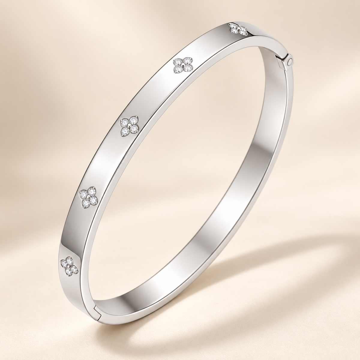 Vittoria – Brazalete de Circonitas-Plateado