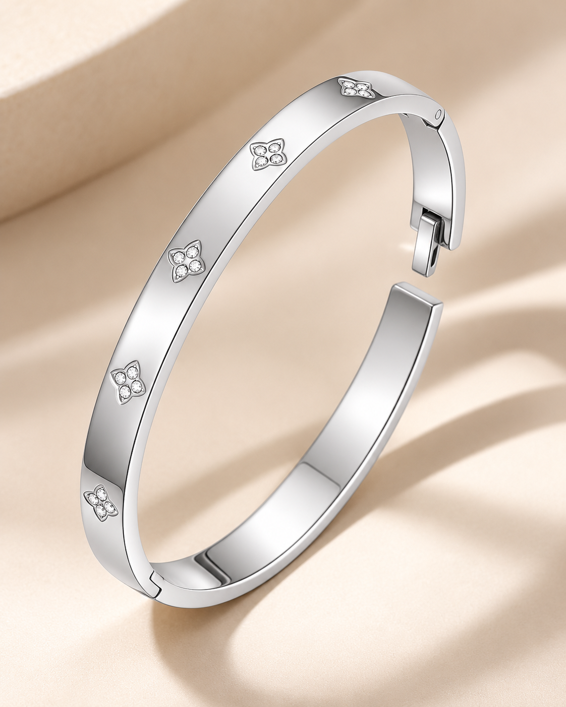Vittoria – Brazalete de Circonitas-Plateado