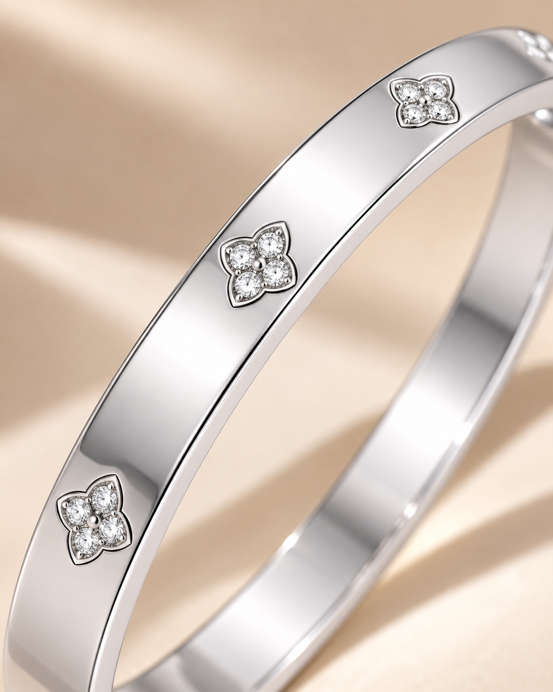 Vittoria – Brazalete de Circonitas-Plateado