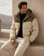 Cappotto Valdieri Uomo-Beige