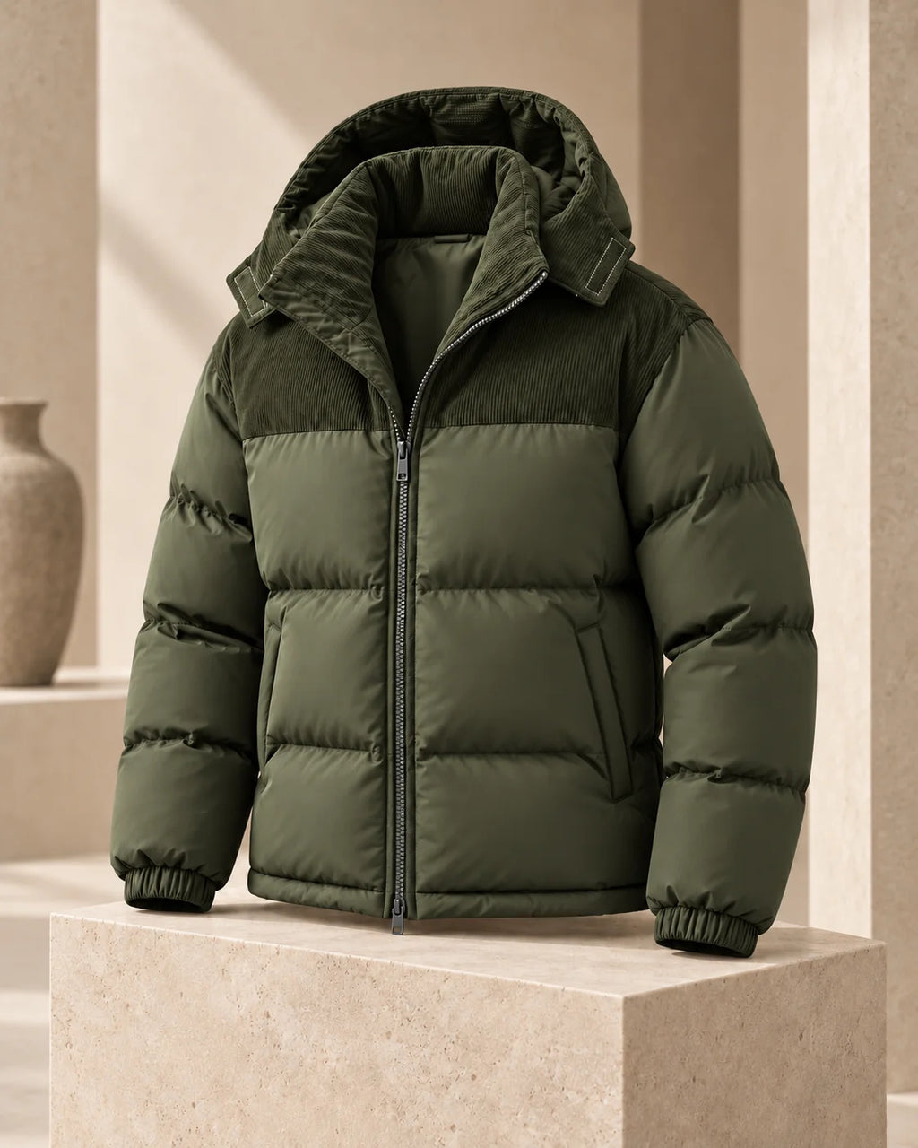 Cappotto Valdieri Uomo-Verde