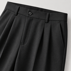 VARESCO – PANTALÓN RECTO SMART CASUAL-Negro
