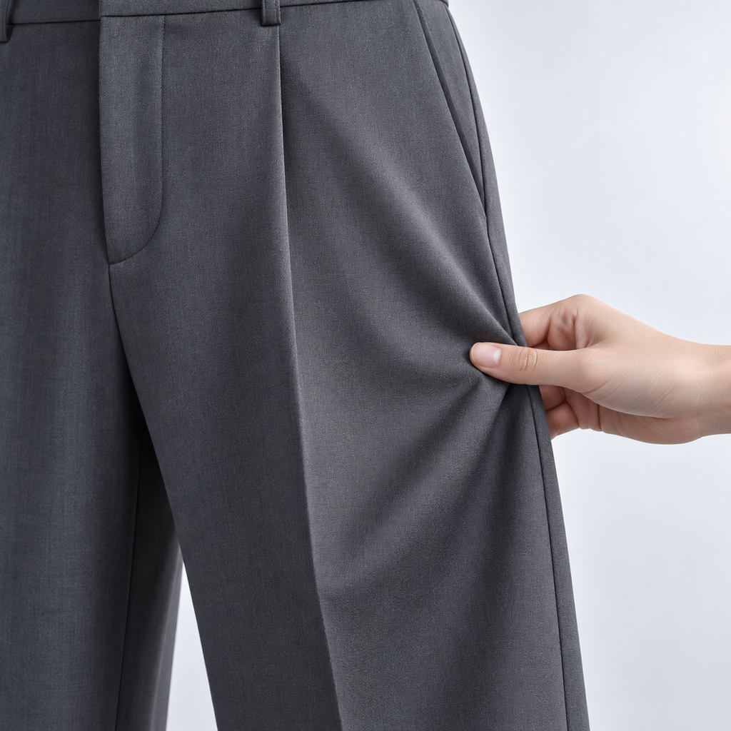 VARESCO – PANTALÓN RECTO SMART CASUAL-Gris