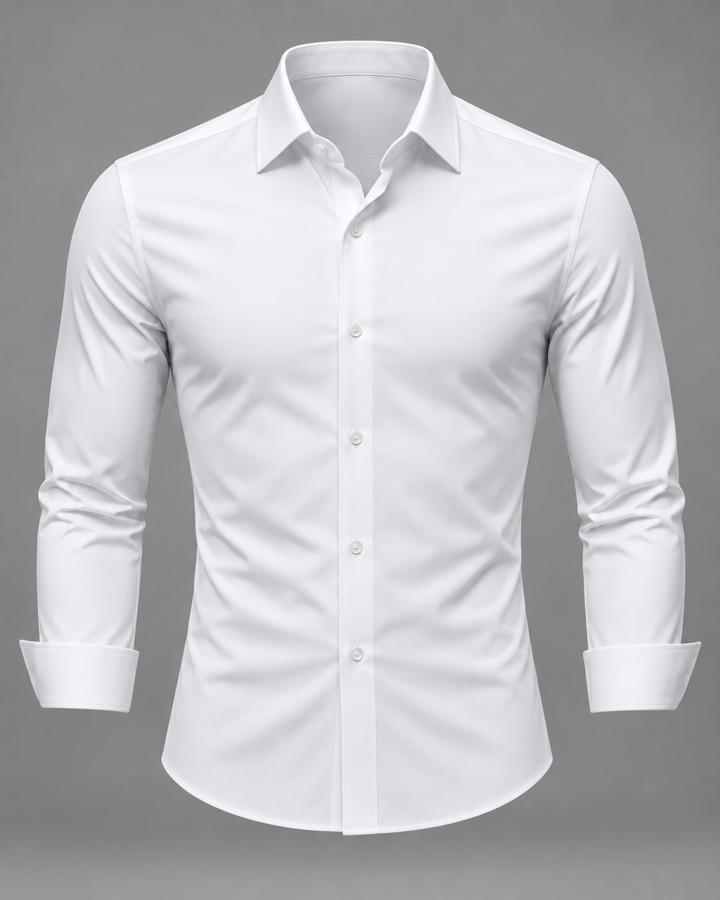 EDRASIL – Camisa Elastica Stretch de Alta Definición-Blanco