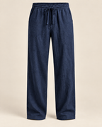 Pantalón de Lino Riviera-Azul Marino