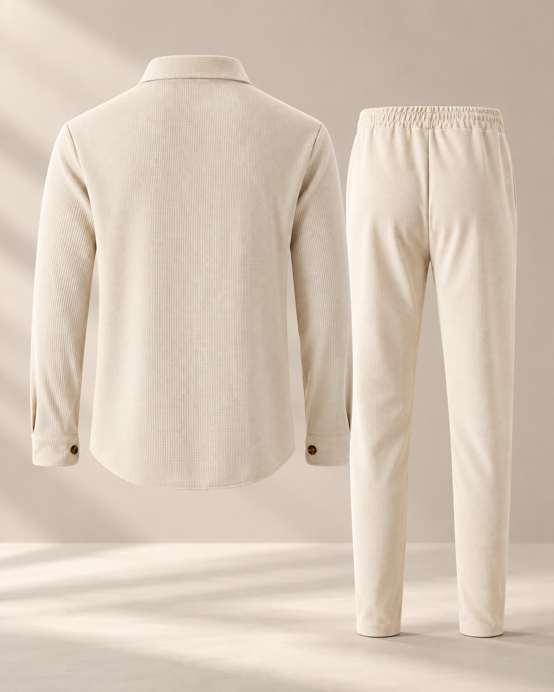 CAVERI — Conjunto de Camisa Estructurada-Caqui