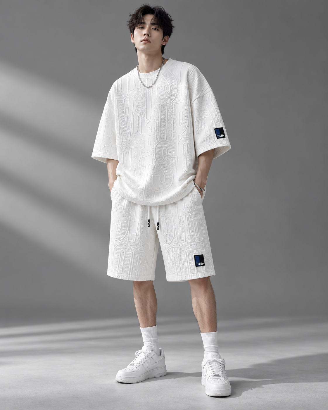 ORVIAN — Conjunto Oversize de Verano-Blanco