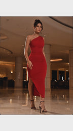 Serafina — Asymmetrical Maxi Dress