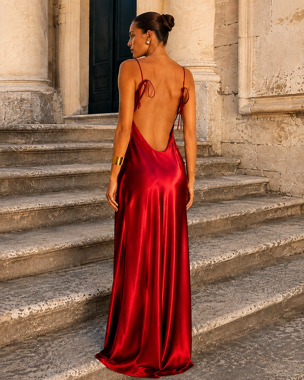 Élan Satin Dress